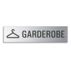 4350345 10154_wm.jpg HinweisschilderEdelstahl160x40mmGarderobe